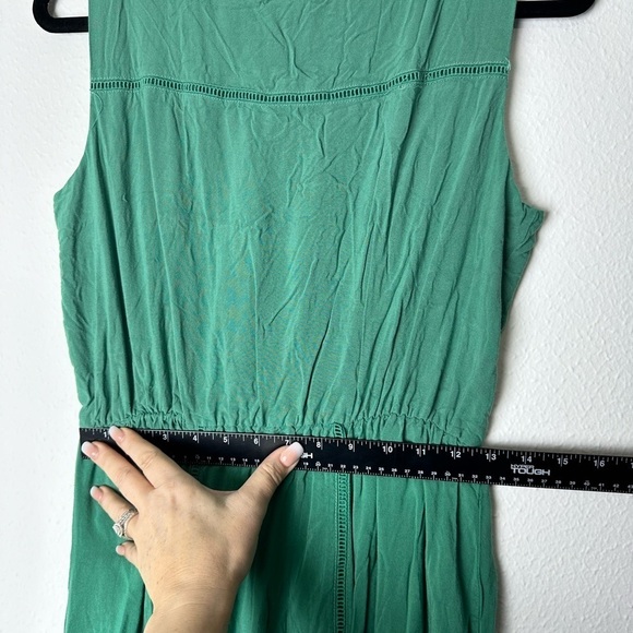 Matilda Jane Down In The Valley Maxi Dress Women’s Medium Green Boho Prairie - Picture 11 of 12